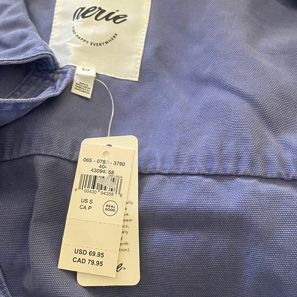 Aerie Oversized Purple-Blue Shacket | Small Petite NWT - Picture 9 of 9